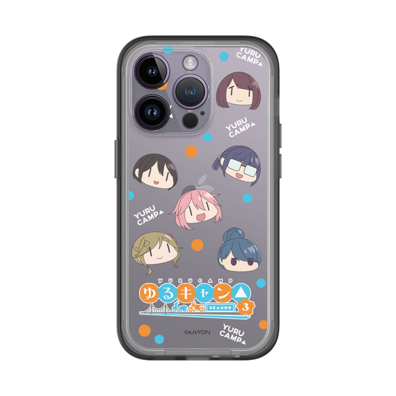 スリムプロテクションプレミアムケース［ 『ゆるキャン△ SEASON3』- SNSアイコン ］