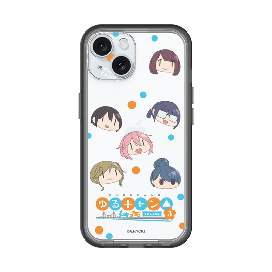 スリムプロテクションプレミアムケース［ 『ゆるキャン△ SEASON3』- SNSアイコン ］