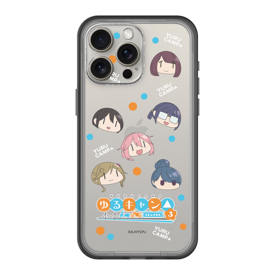 スリムプロテクションプレミアムケース［ 『ゆるキャン△ SEASON3』- SNSアイコン ］