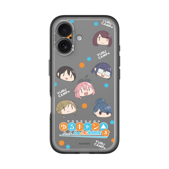 スリムプロテクションプレミアムケース［ 『ゆるキャン△ SEASON3』- SNSアイコン ］