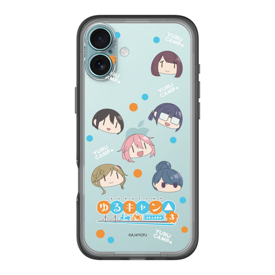 スリムプロテクションプレミアムケース［ 『ゆるキャン△ SEASON3』- SNSアイコン ］