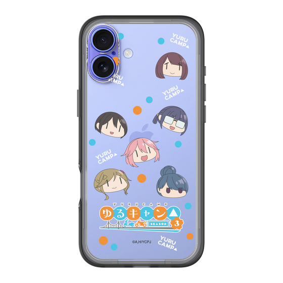 スリムプロテクションプレミアムケース［ 『ゆるキャン△ SEASON3』- SNSアイコン ］