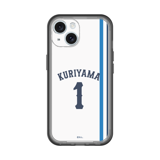 スリムプロテクションプレミアムケース［ 埼玉西武ライオンズ- #1 KURIYAMA - ホーム ］