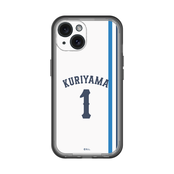 スリムプロテクションプレミアムケース［ 埼玉西武ライオンズ- #1 KURIYAMA - ホーム ］