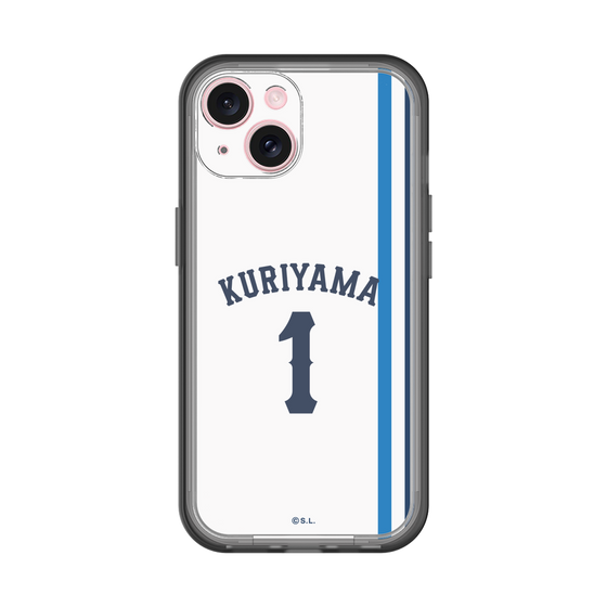 スリムプロテクションプレミアムケース［ 埼玉西武ライオンズ- #1 KURIYAMA - ホーム ］