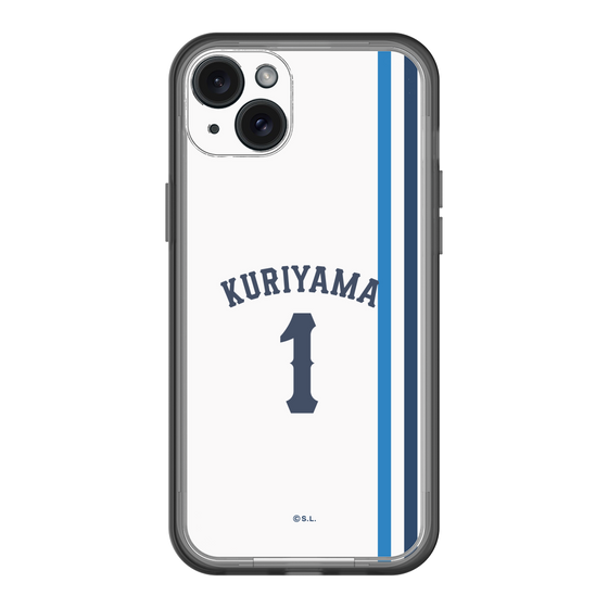 スリムプロテクションプレミアムケース［ 埼玉西武ライオンズ- #1 KURIYAMA - ホーム ］