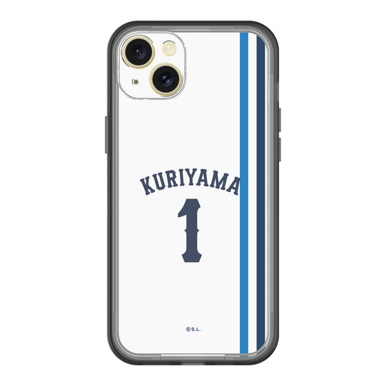 スリムプロテクションプレミアムケース［ 埼玉西武ライオンズ- #1 KURIYAMA - ホーム ］