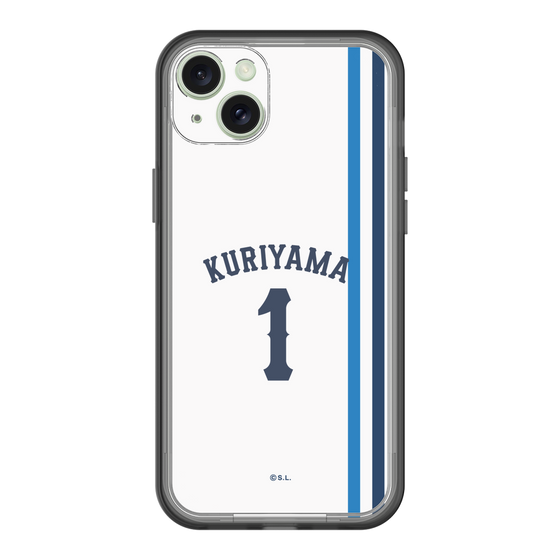 スリムプロテクションプレミアムケース［ 埼玉西武ライオンズ- #1 KURIYAMA - ホーム ］