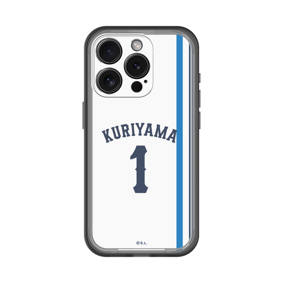 スリムプロテクションプレミアムケース［ 埼玉西武ライオンズ- #1 KURIYAMA - ホーム ］