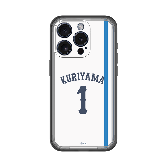 スリムプロテクションプレミアムケース［ 埼玉西武ライオンズ- #1 KURIYAMA - ホーム ］