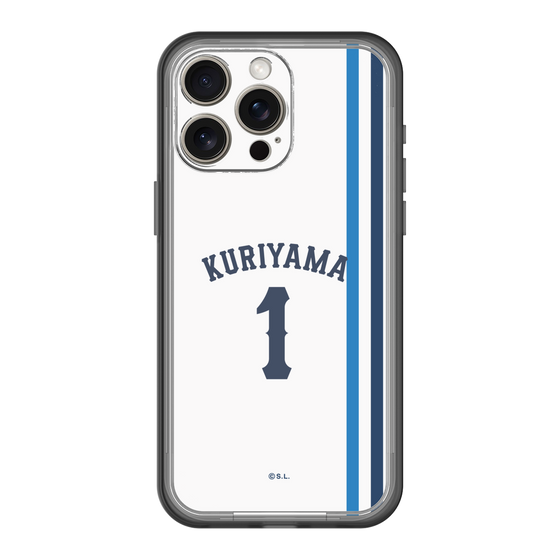 スリムプロテクションプレミアムケース［ 埼玉西武ライオンズ- #1 KURIYAMA - ホーム ］