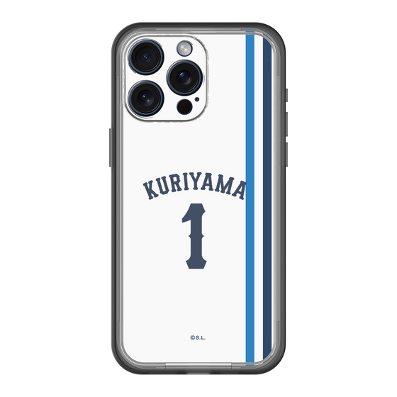 スリムプロテクションプレミアムケース［ 埼玉西武ライオンズ- #1 KURIYAMA - ホーム ］