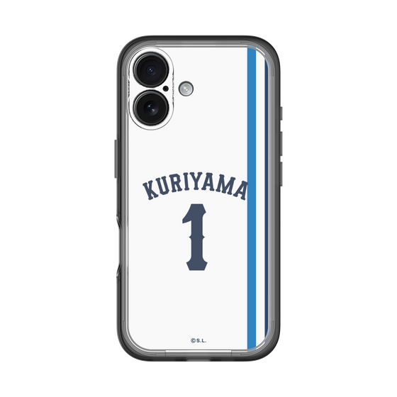 スリムプロテクションプレミアムケース［ 埼玉西武ライオンズ- #1 KURIYAMA - ホーム ］