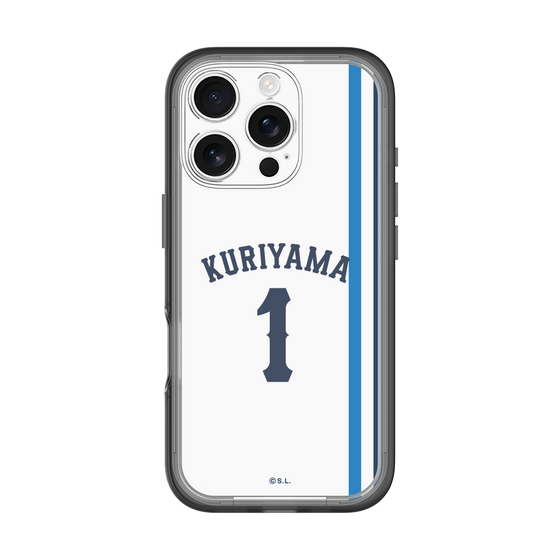スリムプロテクションプレミアムケース［ 埼玉西武ライオンズ- #1 KURIYAMA - ホーム ］