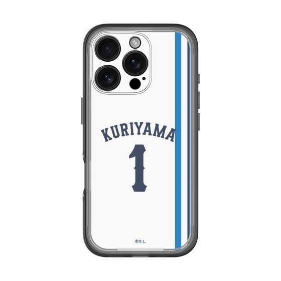 スリムプロテクションプレミアムケース［ 埼玉西武ライオンズ- #1 KURIYAMA - ホーム ］