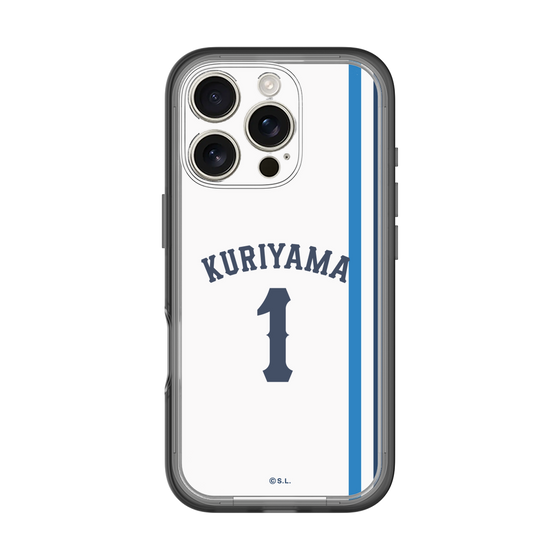 スリムプロテクションプレミアムケース［ 埼玉西武ライオンズ- #1 KURIYAMA - ホーム ］