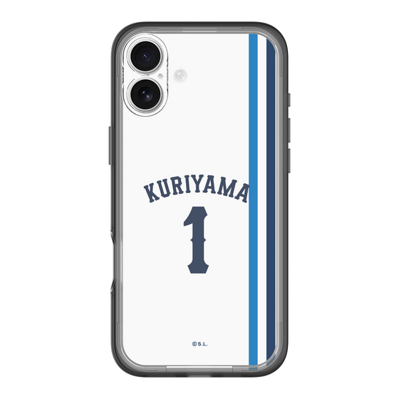 スリムプロテクションプレミアムケース［ 埼玉西武ライオンズ- #1 KURIYAMA - ホーム ］