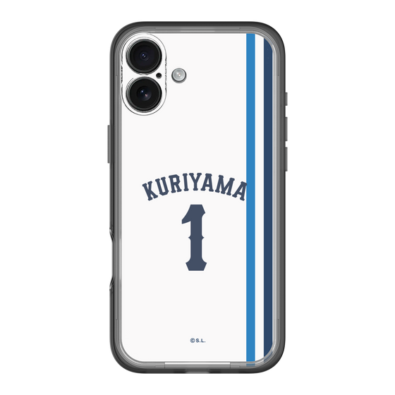 スリムプロテクションプレミアムケース［ 埼玉西武ライオンズ- #1 KURIYAMA - ホーム ］