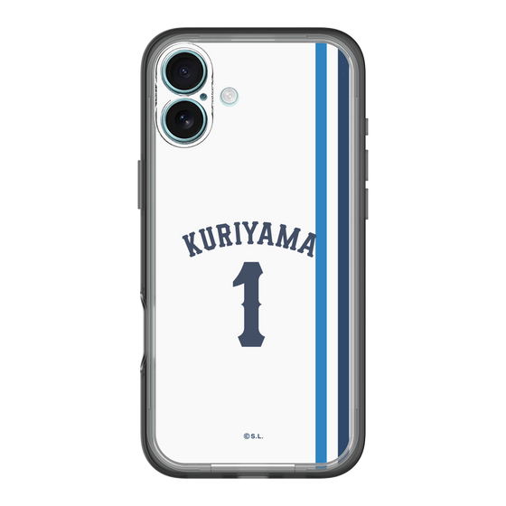 スリムプロテクションプレミアムケース［ 埼玉西武ライオンズ- #1 KURIYAMA - ホーム ］