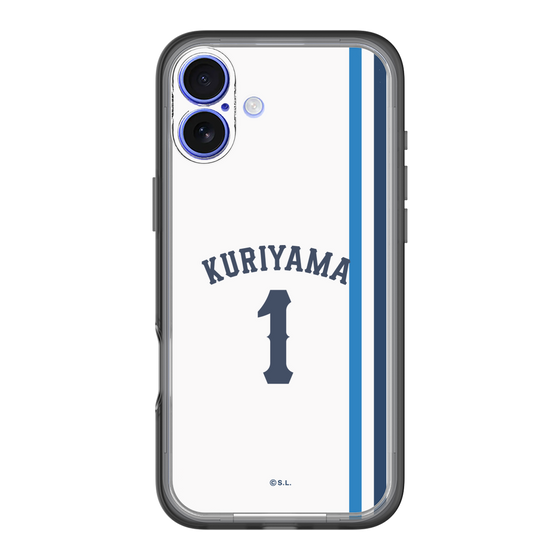 スリムプロテクションプレミアムケース［ 埼玉西武ライオンズ- #1 KURIYAMA - ホーム ］