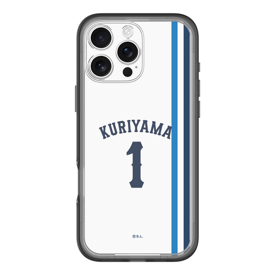 スリムプロテクションプレミアムケース［ 埼玉西武ライオンズ- #1 KURIYAMA - ホーム ］