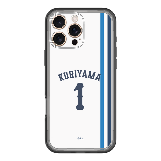 スリムプロテクションプレミアムケース［ 埼玉西武ライオンズ- #1 KURIYAMA - ホーム ］