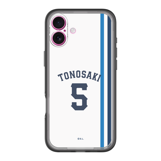 スリムプロテクションプレミアムケース［ 埼玉西武ライオンズ- #5 TONOSAKI - ホーム ］