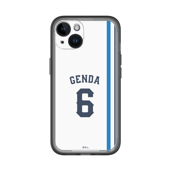 スリムプロテクションプレミアムケース［ 埼玉西武ライオンズ- #6 GENDA - ホーム ］