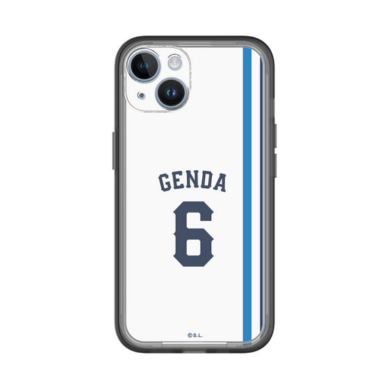 スリムプロテクションプレミアムケース［ 埼玉西武ライオンズ- #6 GENDA - ホーム ］