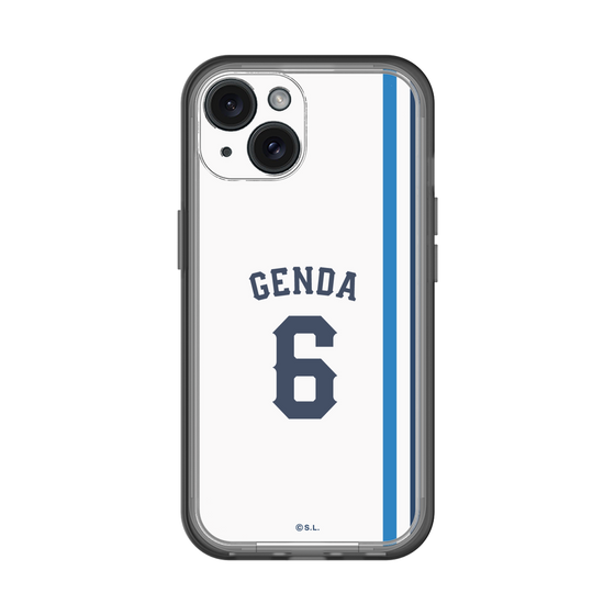 スリムプロテクションプレミアムケース［ 埼玉西武ライオンズ- #6 GENDA - ホーム ］
