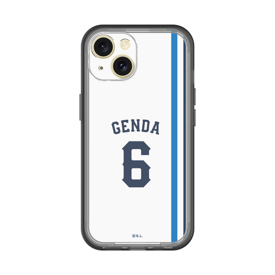 スリムプロテクションプレミアムケース［ 埼玉西武ライオンズ- #6 GENDA - ホーム ］
