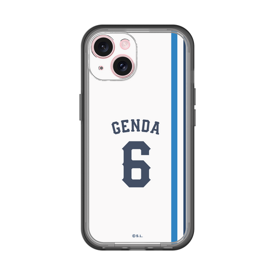スリムプロテクションプレミアムケース［ 埼玉西武ライオンズ- #6 GENDA - ホーム ］