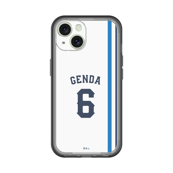 スリムプロテクションプレミアムケース［ 埼玉西武ライオンズ- #6 GENDA - ホーム ］