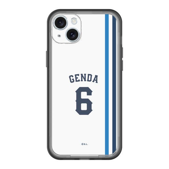 スリムプロテクションプレミアムケース［ 埼玉西武ライオンズ- #6 GENDA - ホーム ］