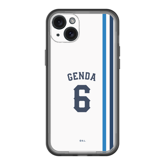 スリムプロテクションプレミアムケース［ 埼玉西武ライオンズ- #6 GENDA - ホーム ］