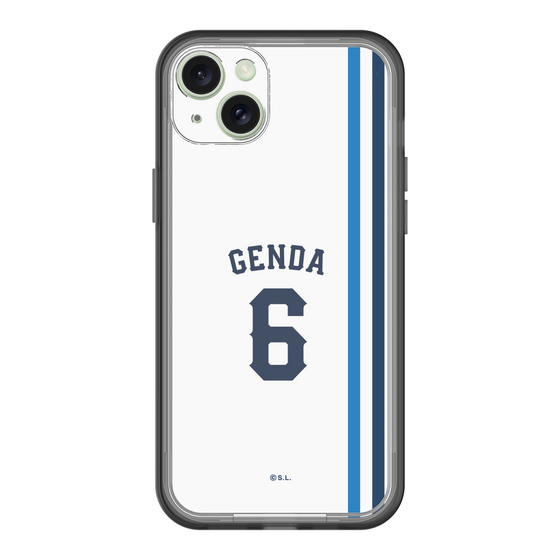 スリムプロテクションプレミアムケース［ 埼玉西武ライオンズ- #6 GENDA - ホーム ］