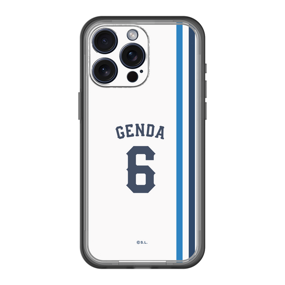 スリムプロテクションプレミアムケース［ 埼玉西武ライオンズ- #6 GENDA - ホーム ］