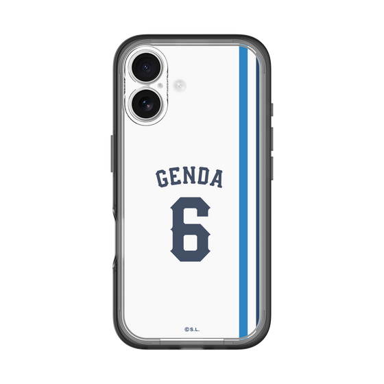 スリムプロテクションプレミアムケース［ 埼玉西武ライオンズ- #6 GENDA - ホーム ］