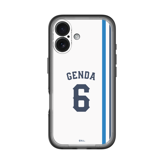 スリムプロテクションプレミアムケース［ 埼玉西武ライオンズ- #6 GENDA - ホーム ］