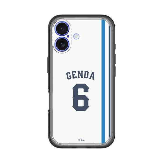 スリムプロテクションプレミアムケース［ 埼玉西武ライオンズ- #6 GENDA - ホーム ］