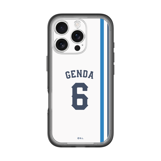 スリムプロテクションプレミアムケース［ 埼玉西武ライオンズ- #6 GENDA - ホーム ］