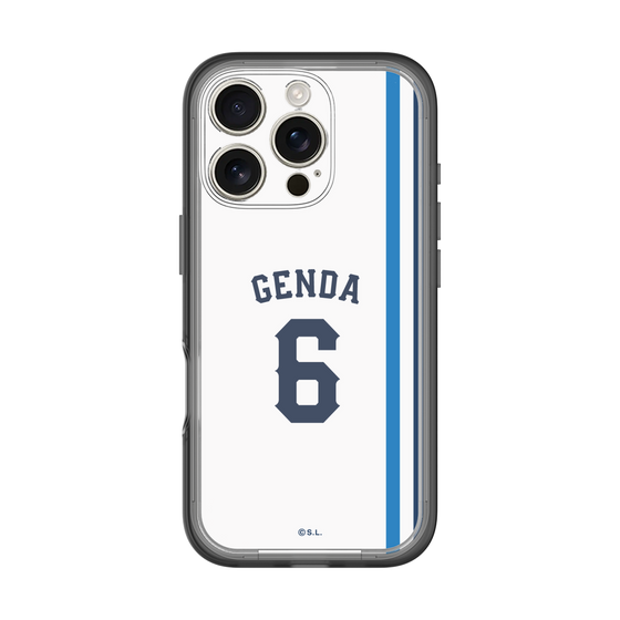 スリムプロテクションプレミアムケース［ 埼玉西武ライオンズ- #6 GENDA - ホーム ］