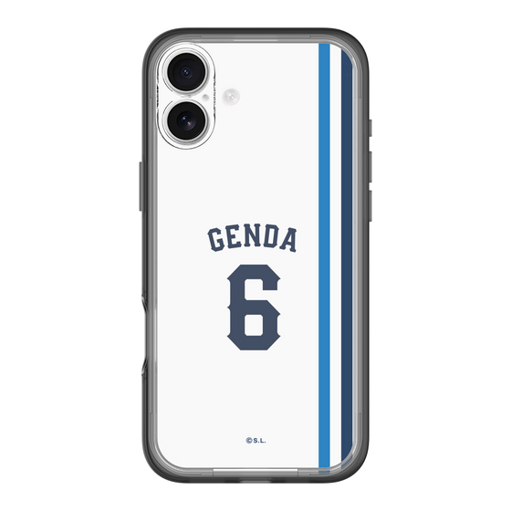 スリムプロテクションプレミアムケース［ 埼玉西武ライオンズ- #6 GENDA - ホーム ］