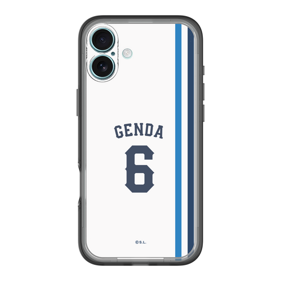 スリムプロテクションプレミアムケース［ 埼玉西武ライオンズ- #6 GENDA - ホーム ］