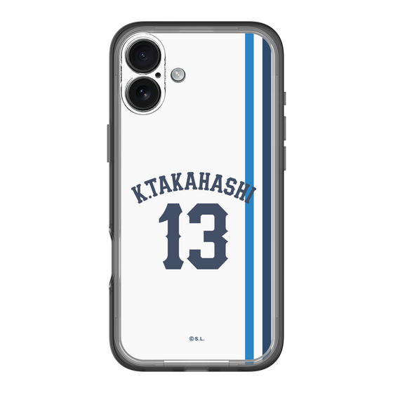 スリムプロテクションプレミアムケース［ 埼玉西武ライオンズ- #13 TAKAHASHI - ホーム ］