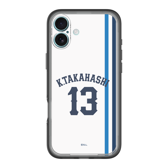 スリムプロテクションプレミアムケース［ 埼玉西武ライオンズ- #13 TAKAHASHI - ホーム ］
