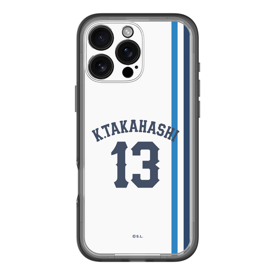 スリムプロテクションプレミアムケース［ 埼玉西武ライオンズ- #13 TAKAHASHI - ホーム ］