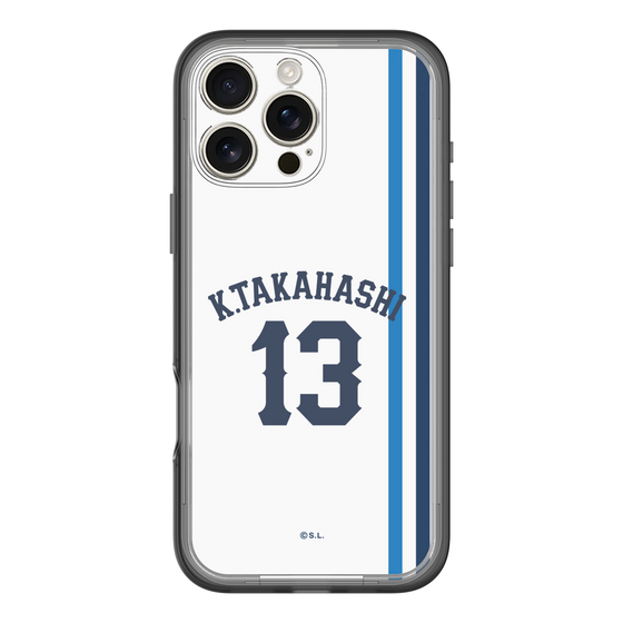 スリムプロテクションプレミアムケース［ 埼玉西武ライオンズ- #13 TAKAHASHI - ホーム ］