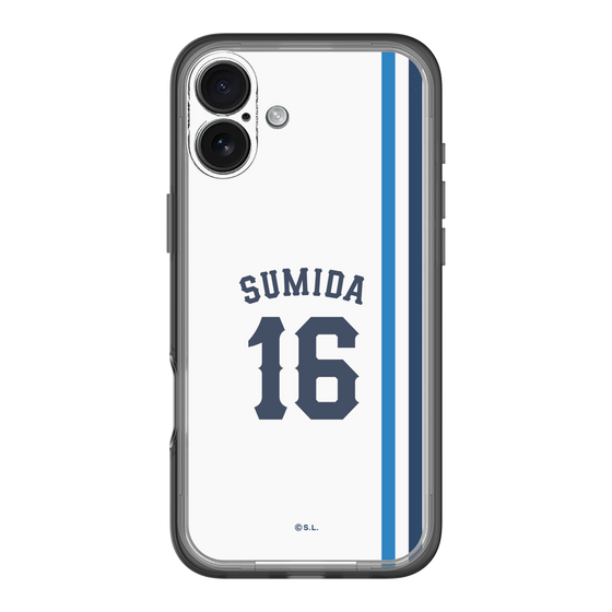 スリムプロテクションプレミアムケース［ 埼玉西武ライオンズ- #16 SUMIDA - ホーム ］