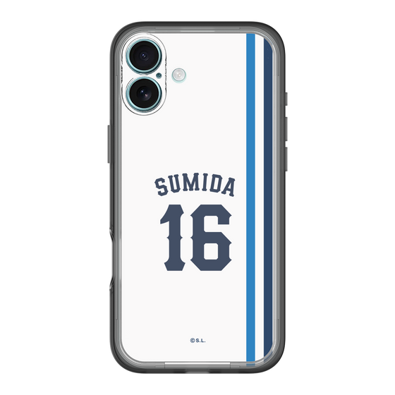 スリムプロテクションプレミアムケース［ 埼玉西武ライオンズ- #16 SUMIDA - ホーム ］